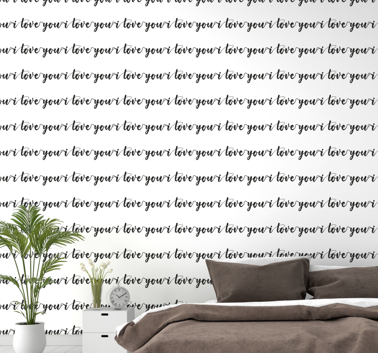 墙纸刻字让你热爱生活 - TenStickers