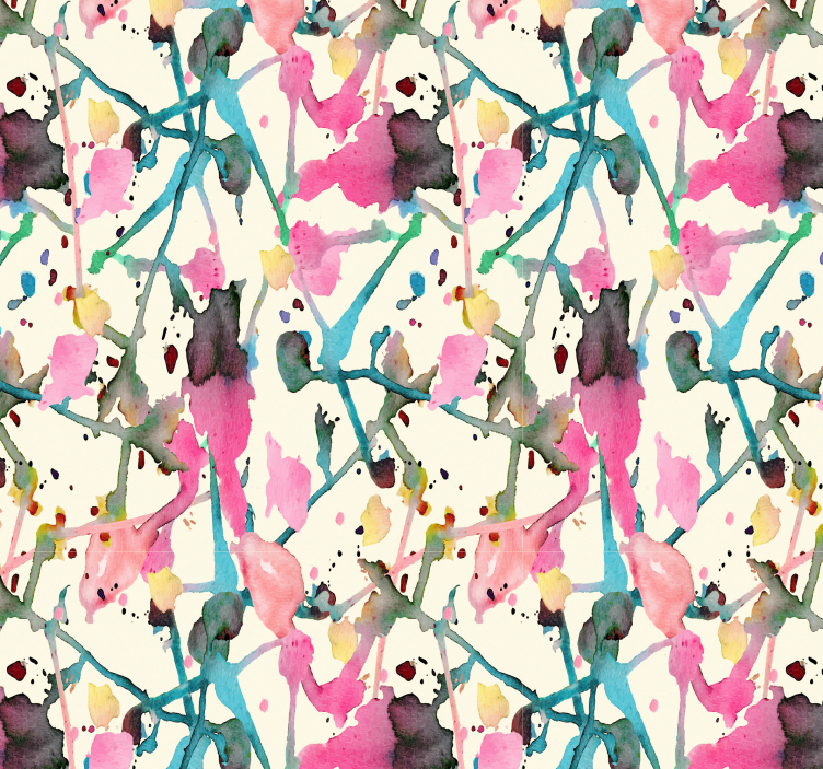 墙纸性能 抽象植物学 - TenStickers