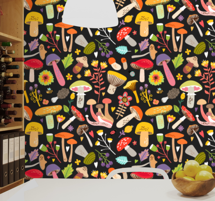 墙纸性能 魔法森林 - TenStickers