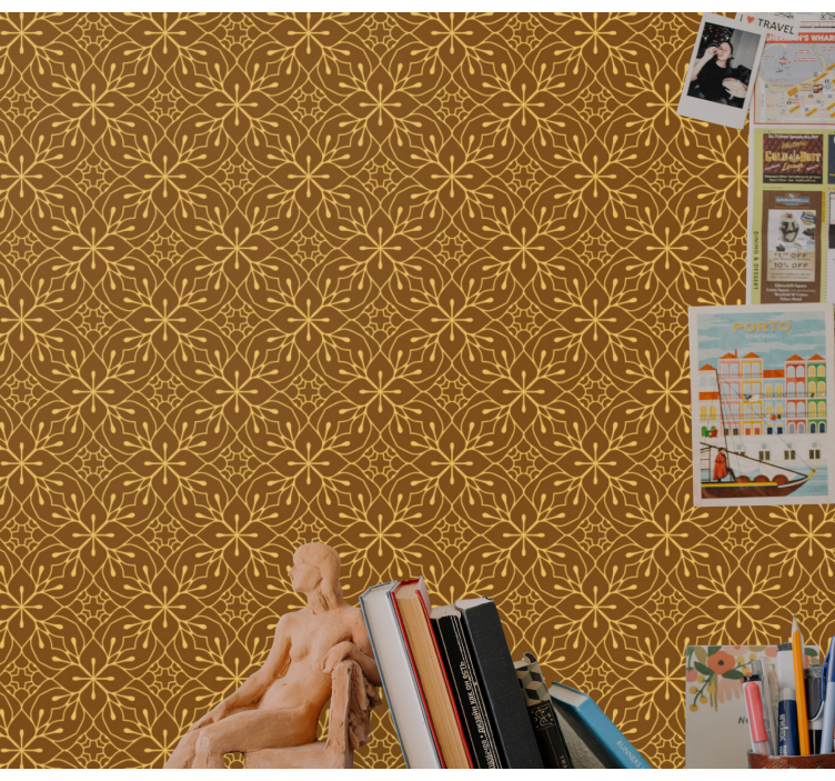 墙纸瓷砖 几何花卉 - TenStickers