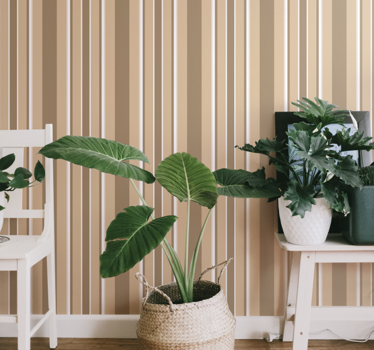 热带色彩调色板垂直壁纸 - TenStickers