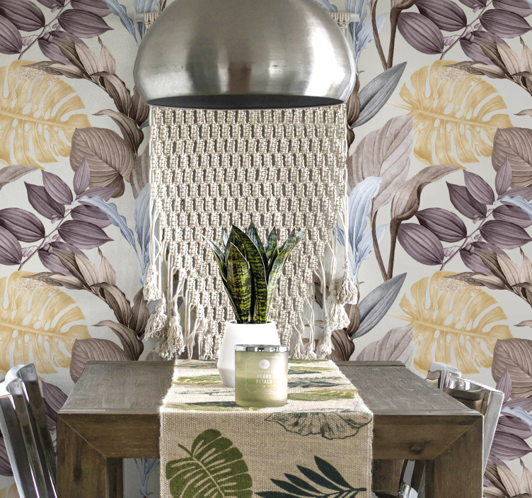 热带植物 xxl 叶壁纸 - TenStickers