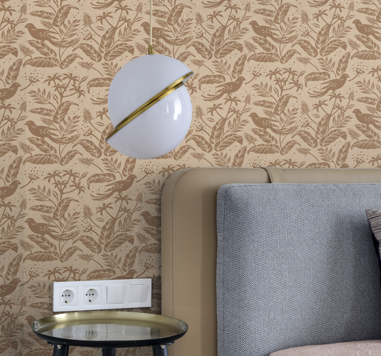 墙纸花卉 植物魔法 - TenStickers