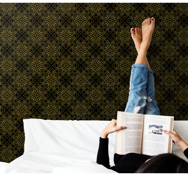 壁纸装饰 复杂的几何图案 - TenStickers