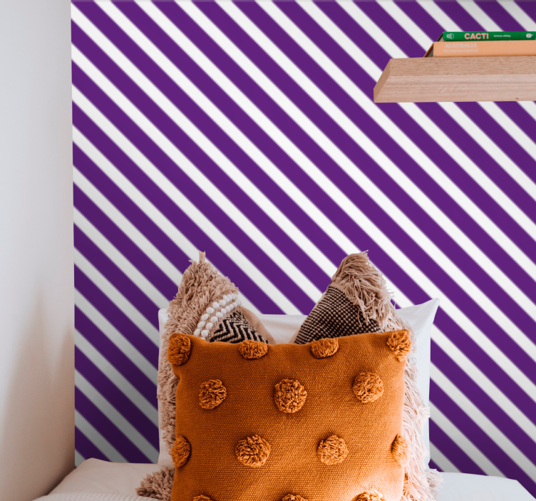 墙纸横条纹 条纹氛围 - TenStickers