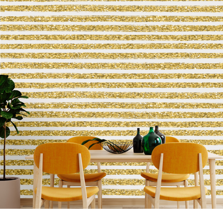 条纹墙纸 闪光条纹 - TenStickers